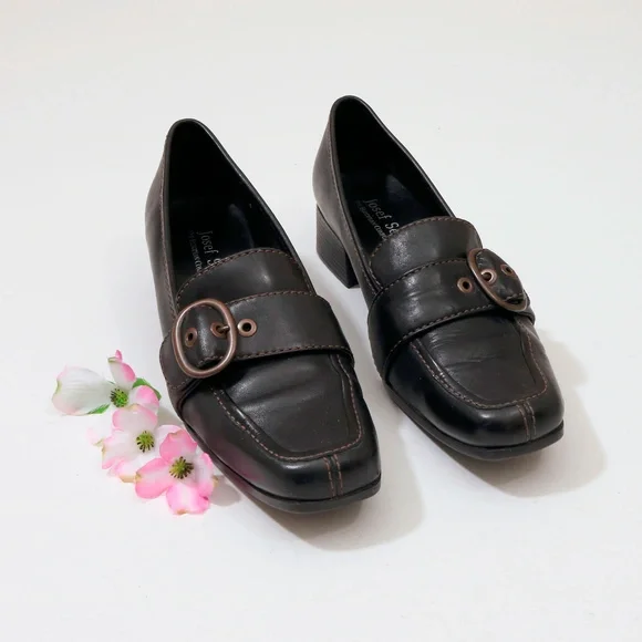 EUC Joseph Siebel Loafers Dark Brown - Picture 1 of 9